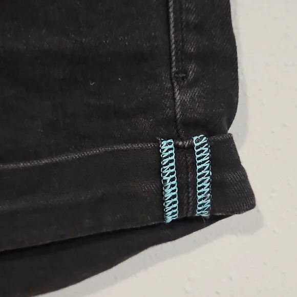 Lularoe Black Jean Shorts - Picture 3 of 9